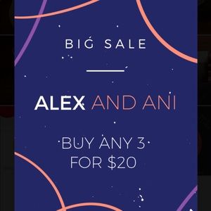ALEX AND ANI SALE